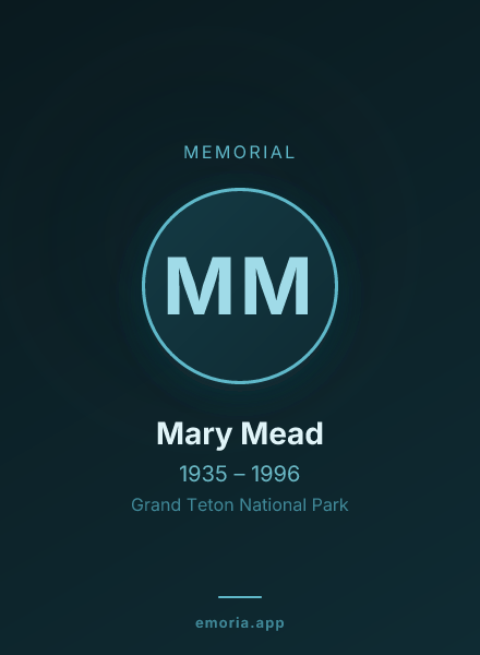 Memorial portrait of Mary Mead