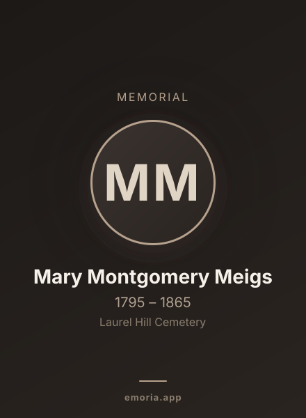 Memorial portrait of Mary Montgomery Meigs