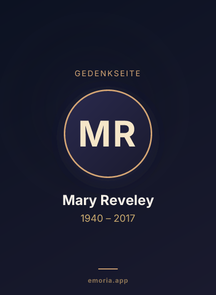 Gedenkportrait von Mary Reveley