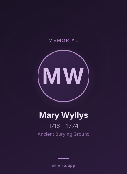 Memorial portrait of Mary Wyllys