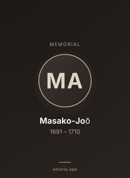 Memorial portrait of Masako-Joō