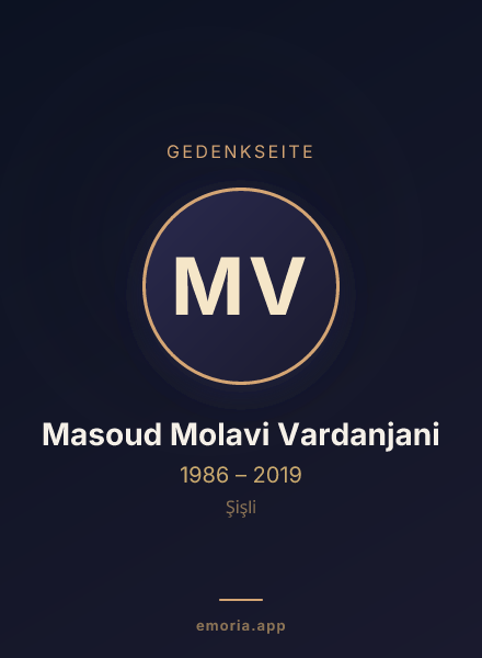 Gedenkportrait von Masoud Molavi Vardanjani