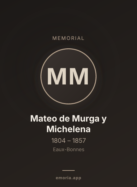 Memorial portrait of Mateo de Murga y Michelena