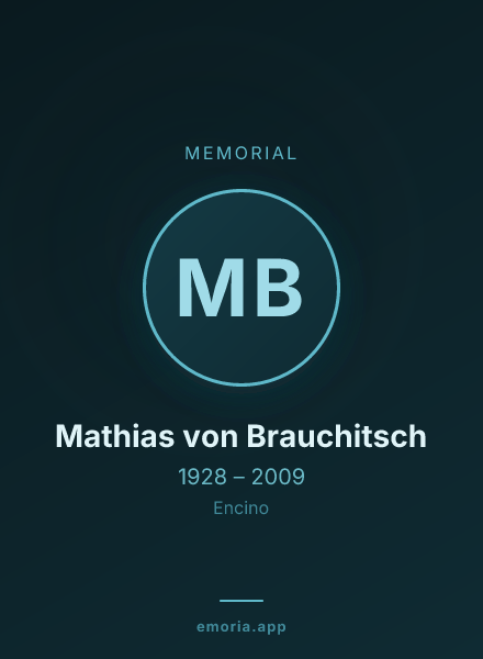 Memorial portrait of Mathias von Brauchitsch