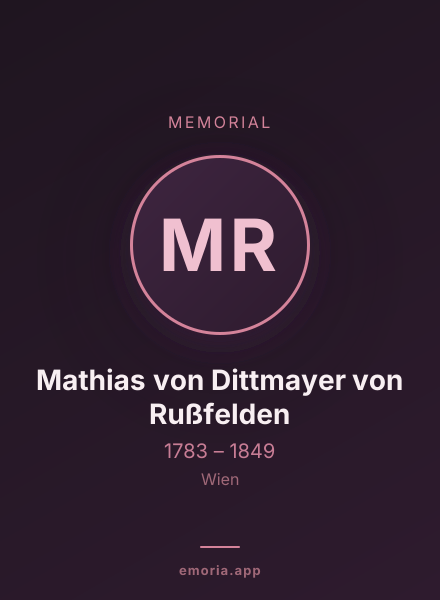 Memorial portrait of Mathias von Dittmayer von Rußfelden