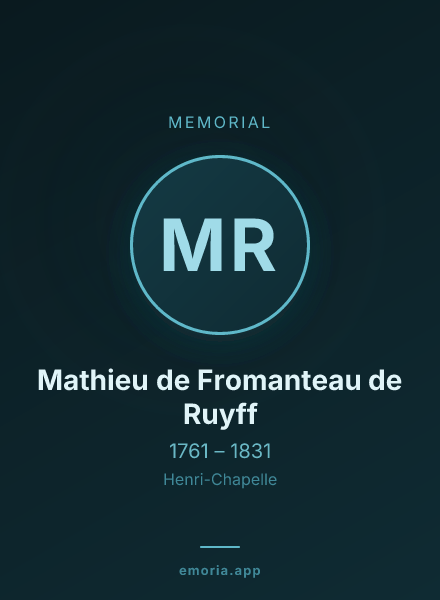 Memorial portrait of Mathieu de Fromanteau de Ruyff