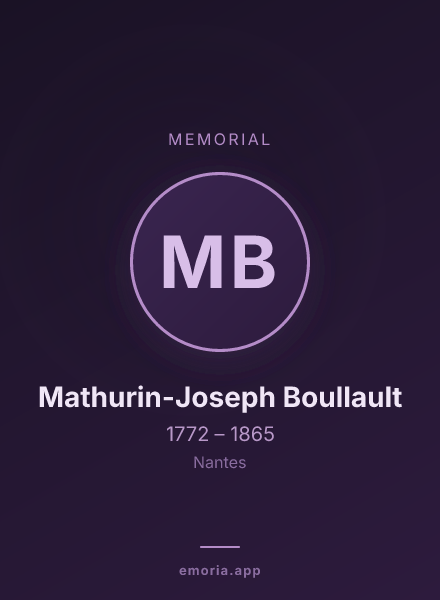 Memorial portrait of Mathurin-Joseph Boullault