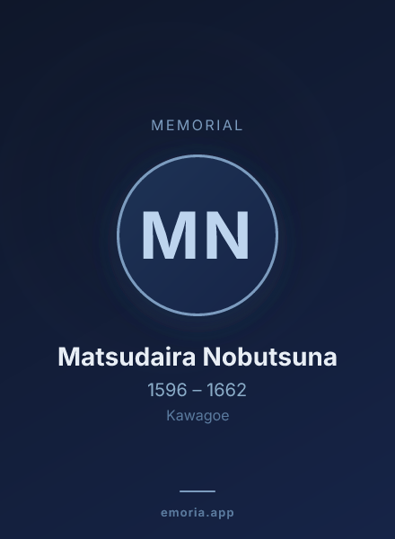 Memorial portrait of Matsudaira Nobutsuna