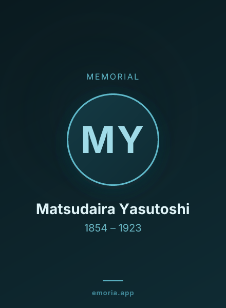 Memorial portrait of Matsudaira Yasutoshi