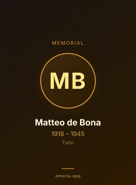 Memorial portrait of Matteo de Bona