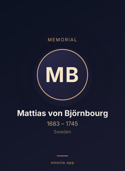 Memorial portrait of Mattias von Björnbourg