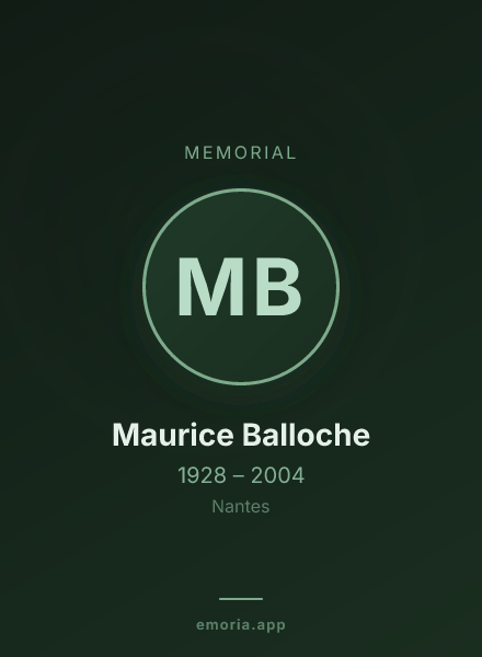 Memorial portrait of Maurice Balloche
