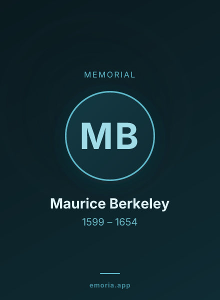 Memorial portrait of Maurice Berkeley