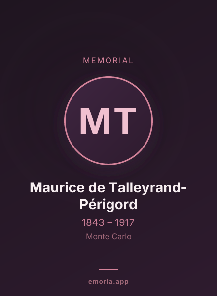 Memorial portrait of Maurice de Talleyrand-Périgord