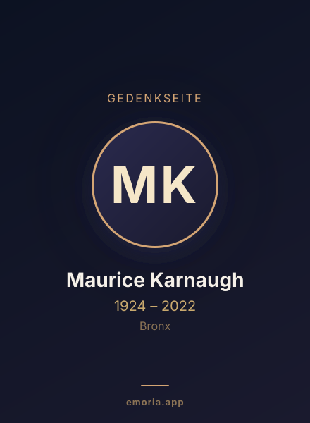 Gedenkportrait von Maurice Karnaugh