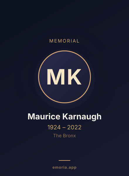 Memorial portrait of Maurice Karnaugh