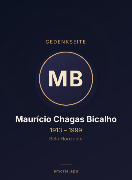 Gedenkportrait von Maurício Chagas Bicalho