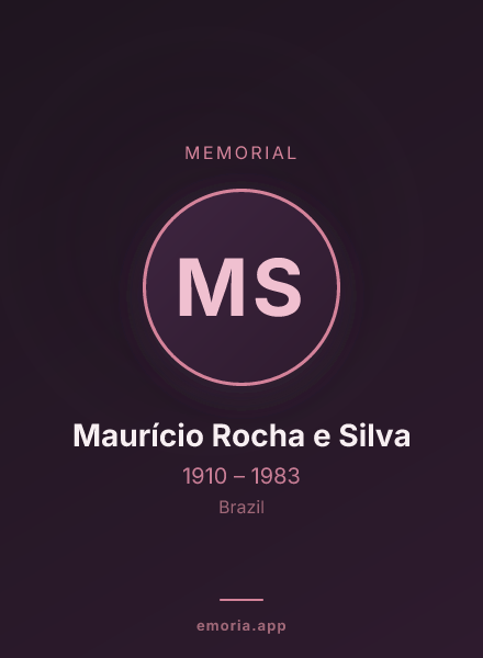 Memorial portrait of Maurício Rocha e Silva