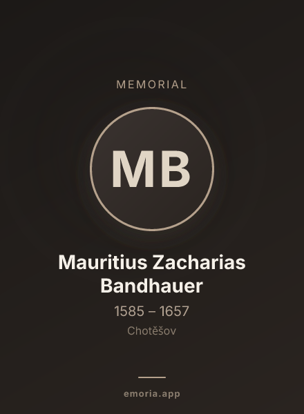 Memorial portrait of Mauritius Zacharias Bandhauer