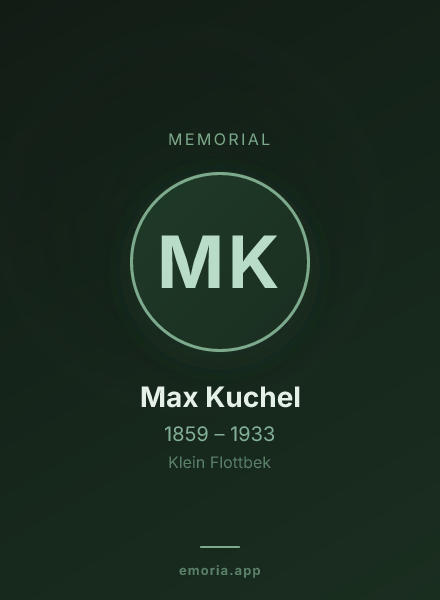 Memorial portrait of Max Kuchel