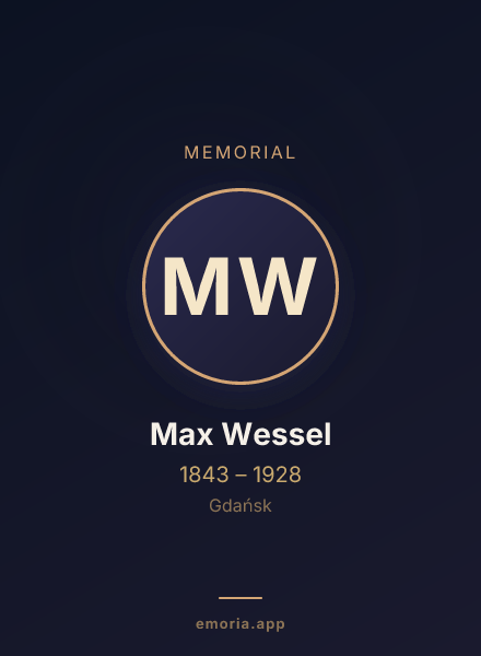 Memorial portrait of Max Wessel