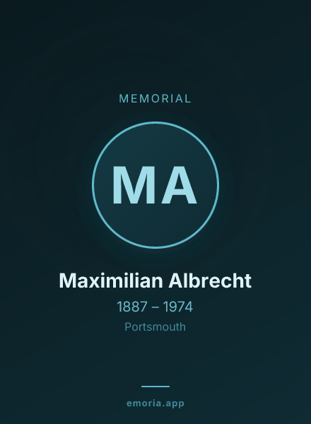 Memorial portrait of Maximilian Albrecht