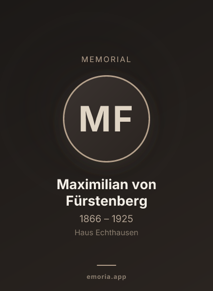 Memorial portrait of Maximilian von Fürstenberg