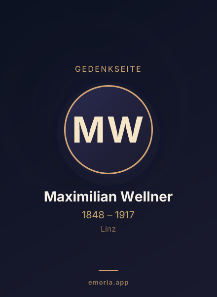 Gedenkportrait von Maximilian Wellner