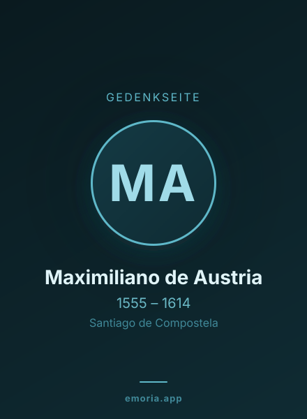 Gedenkportrait von Maximiliano de Austria