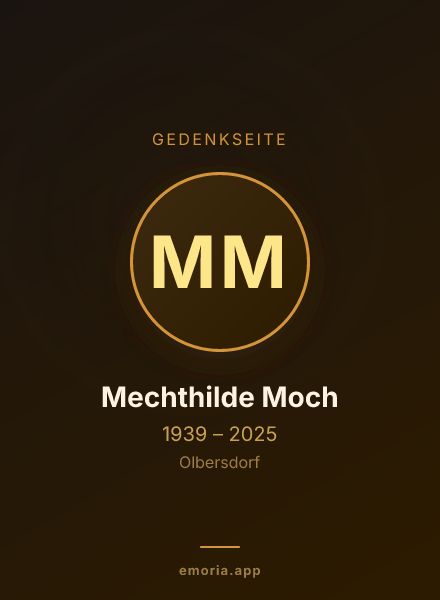 Gedenkportrait von Mechthilde Moch