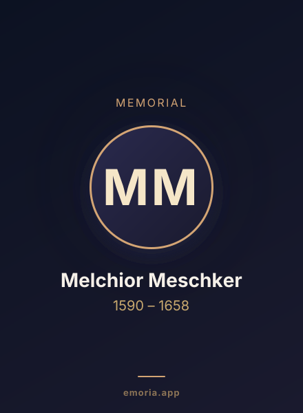 Memorial portrait of Melchior Meschker