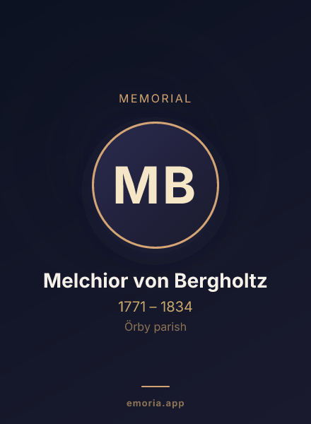 Memorial portrait of Melchior von Bergholtz