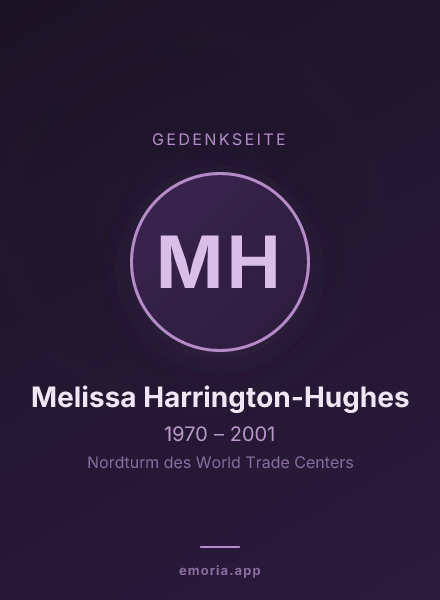 Gedenkportrait von Melissa Harrington-Hughes