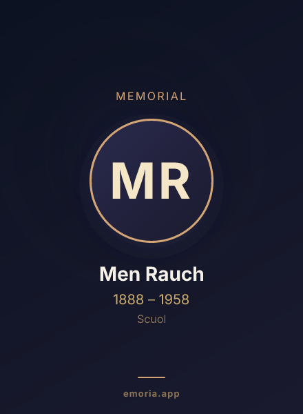 Memorial portrait of Men Rauch