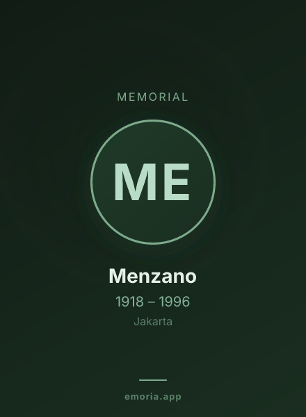 Memorial portrait of Menzano