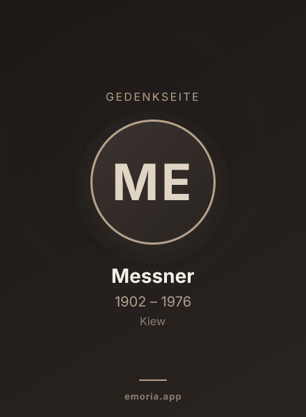 Gedenkportrait von Messner