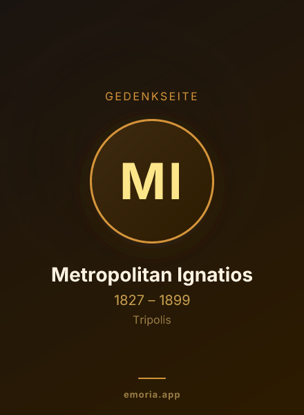 Gedenkportrait von Metropolitan Ignatios