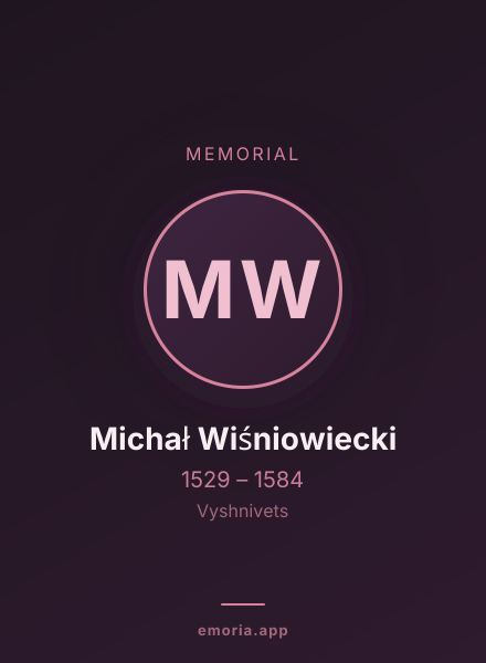 Memorial portrait of Michał Wiśniowiecki
