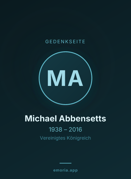 Gedenkportrait von Michael Abbensetts