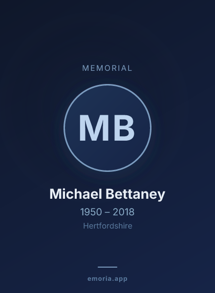 Memorial portrait of Michael Bettaney