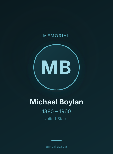 Memorial portrait of Michael Boylan