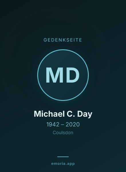 Gedenkportrait von Michael C. Day