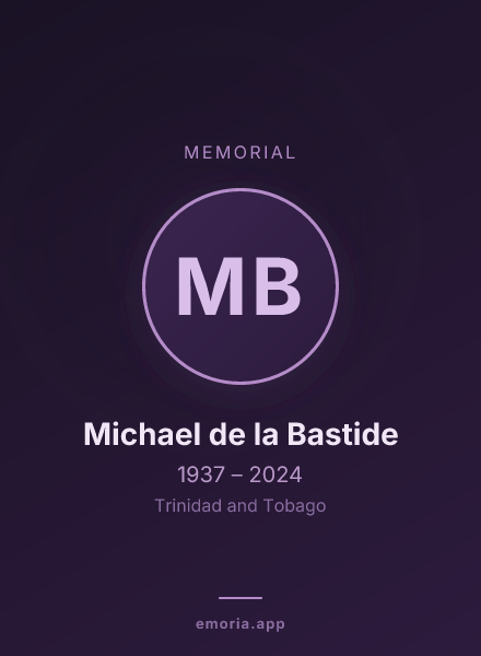 Memorial portrait of Michael de la Bastide