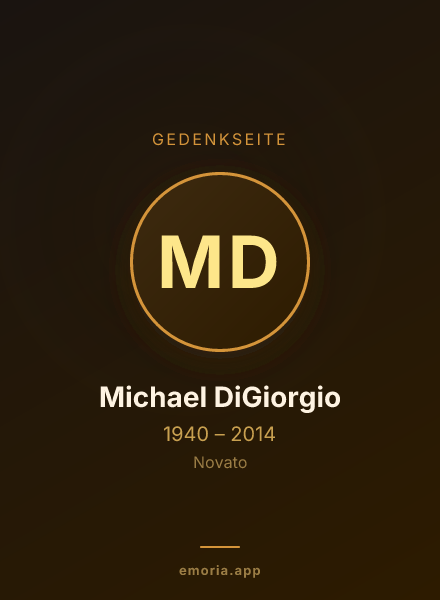 Gedenkportrait von Michael DiGiorgio