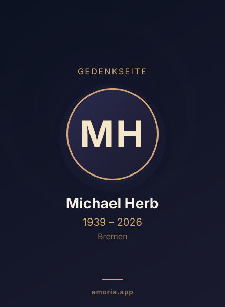 Gedenkportrait von Michael Herb