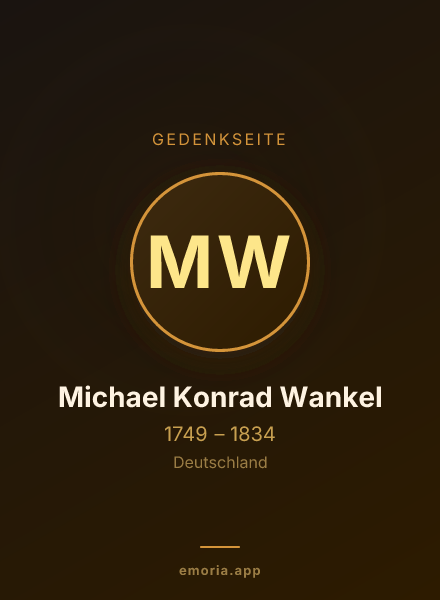 Gedenkportrait von Michael Konrad Wankel