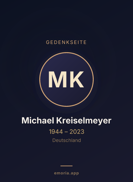 Gedenkportrait von Michael Kreiselmeyer