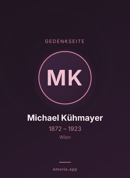 Gedenkportrait von Michael Kühmayer