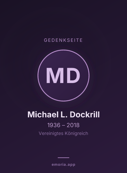 Gedenkportrait von Michael L. Dockrill