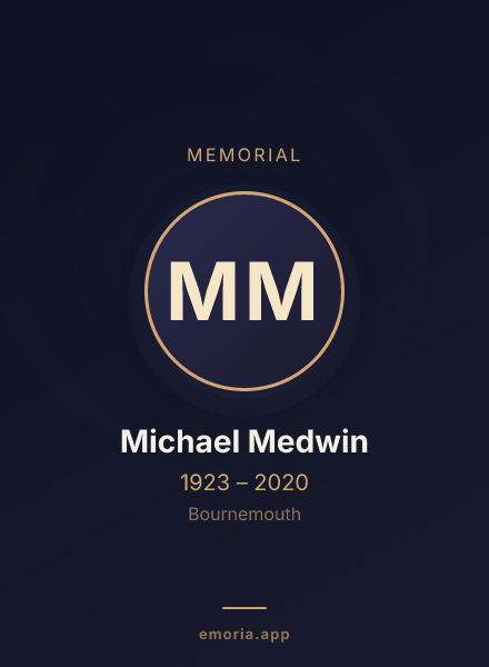Memorial portrait of Michael Medwin